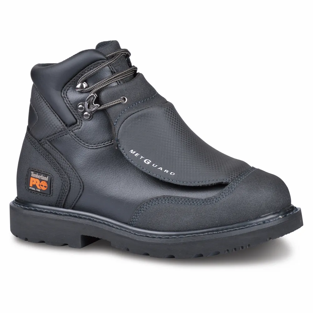 6IN. STEEL TOE MET GUARD BOOT - 001-Black | Timberland PRO TB040000