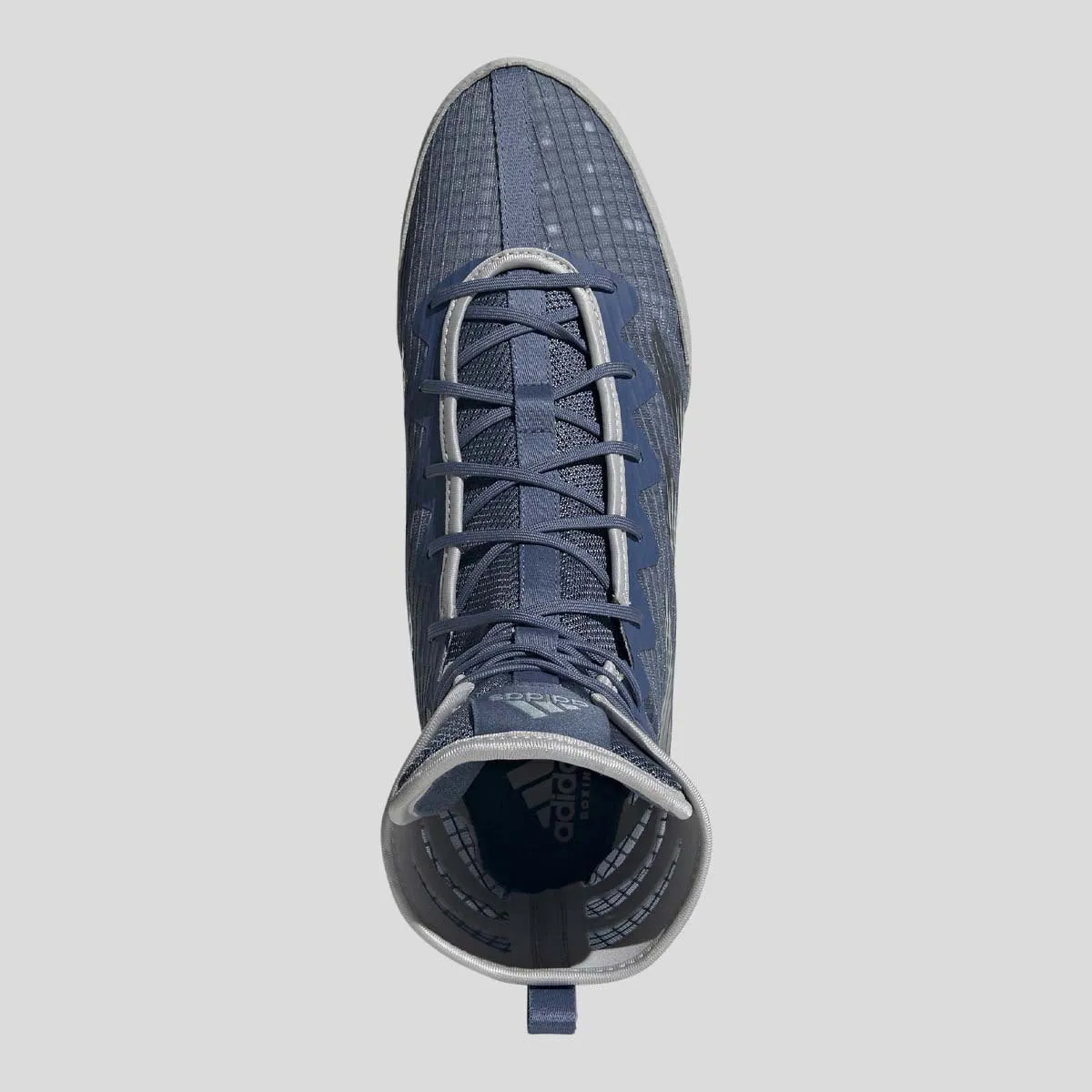 Adidas Box Hog 4 Boxing Boots Blue/Grey