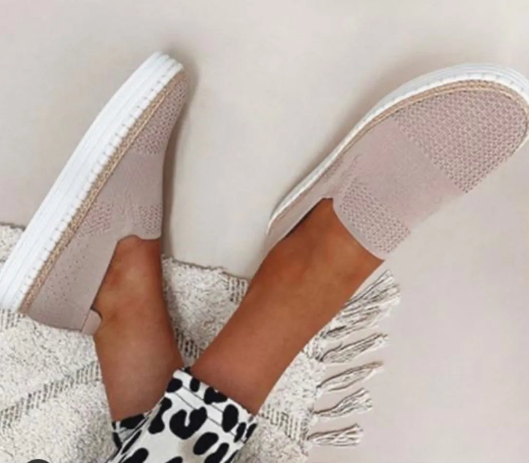 Assorted Queen Knit Slip on Sneakers
