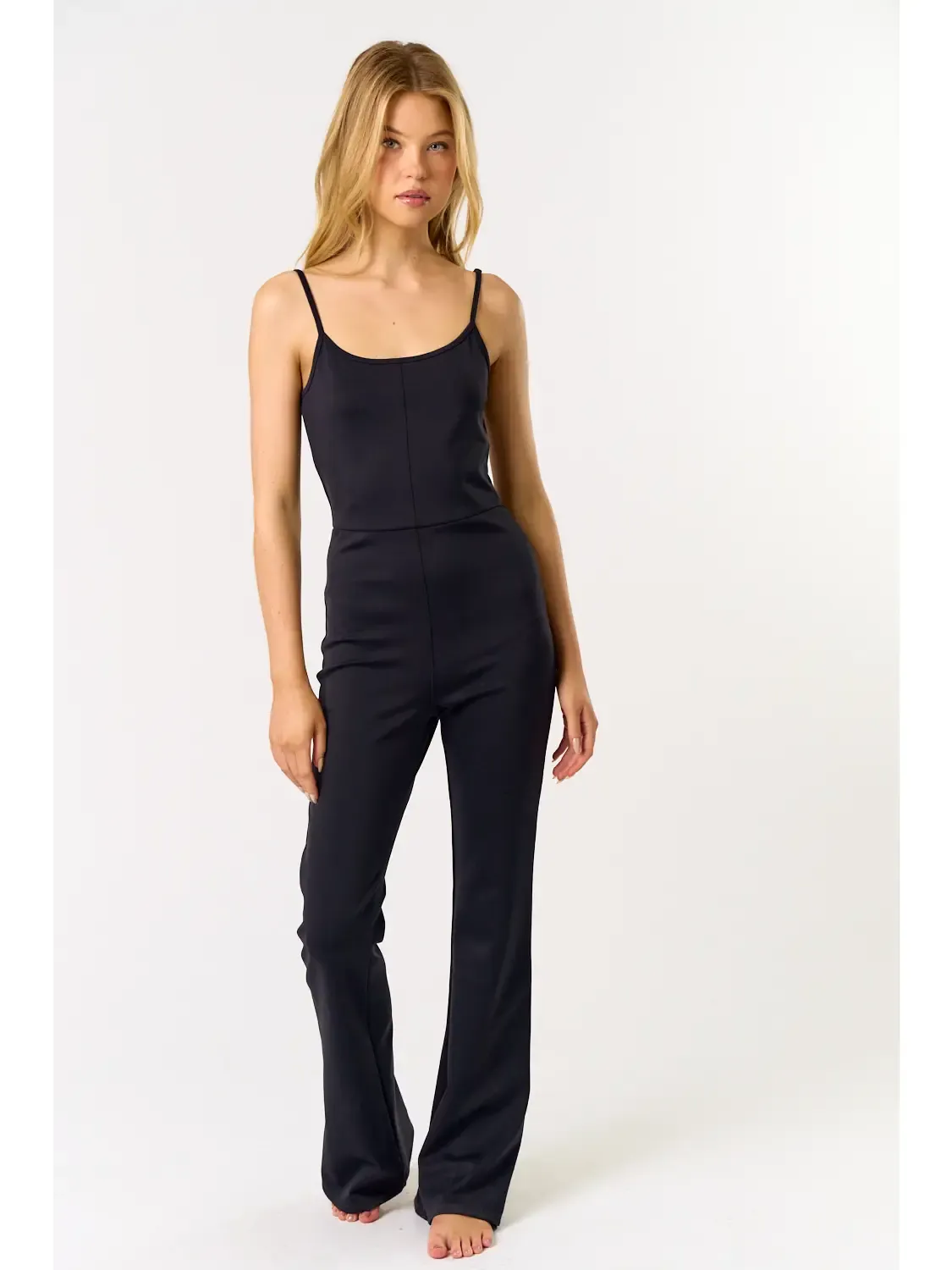 Black Stretch Jumpsuit