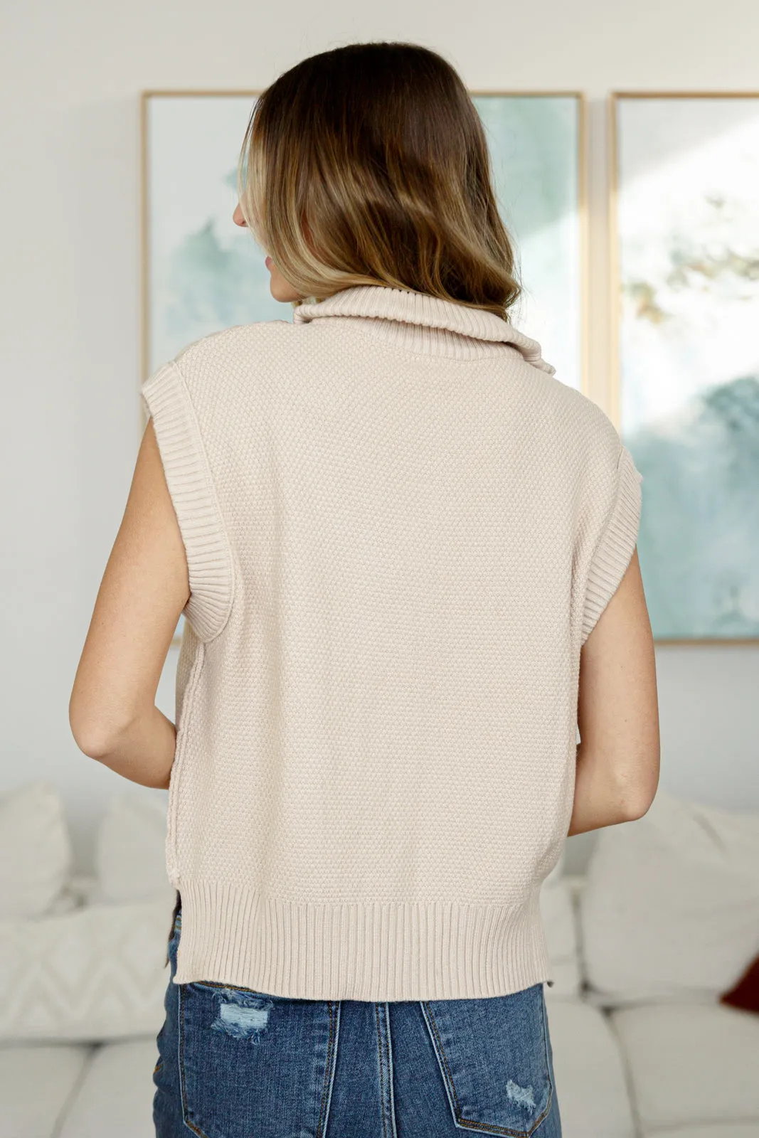 Cable Knit Vest