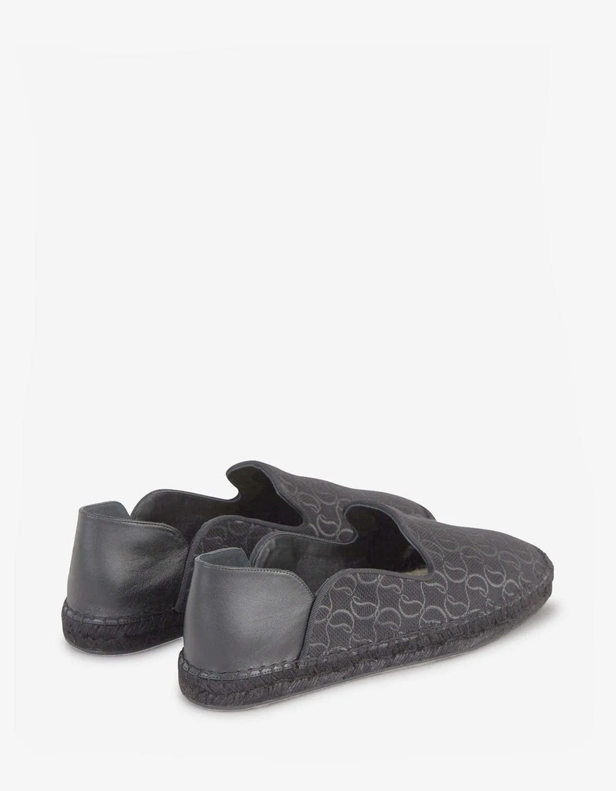 Christian Louboutin Espadon CL Jacquard Grey Espadrilles