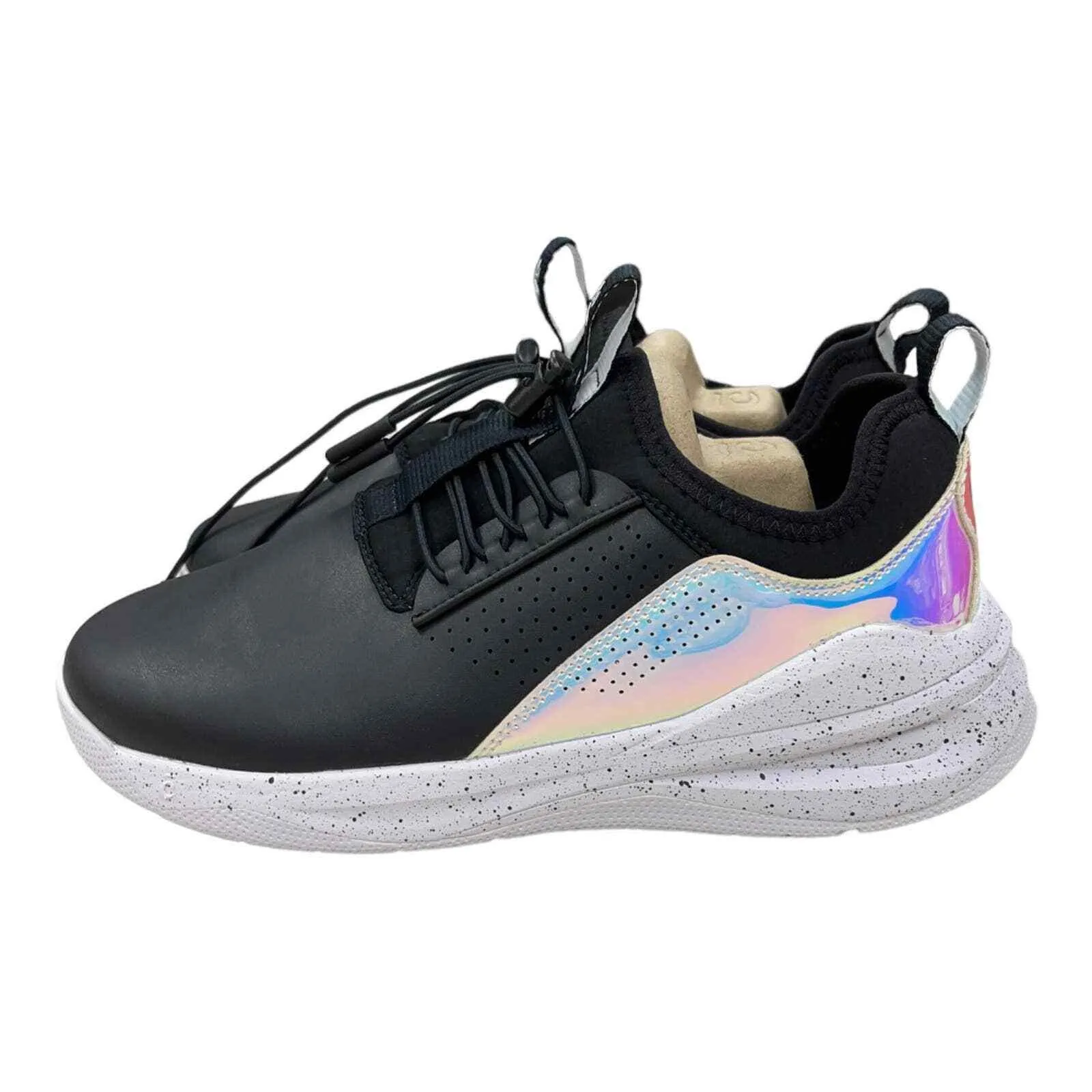 Clove Classic Shoes Sneakers Healthcare Nursing Black Holographic Limited Ed 9