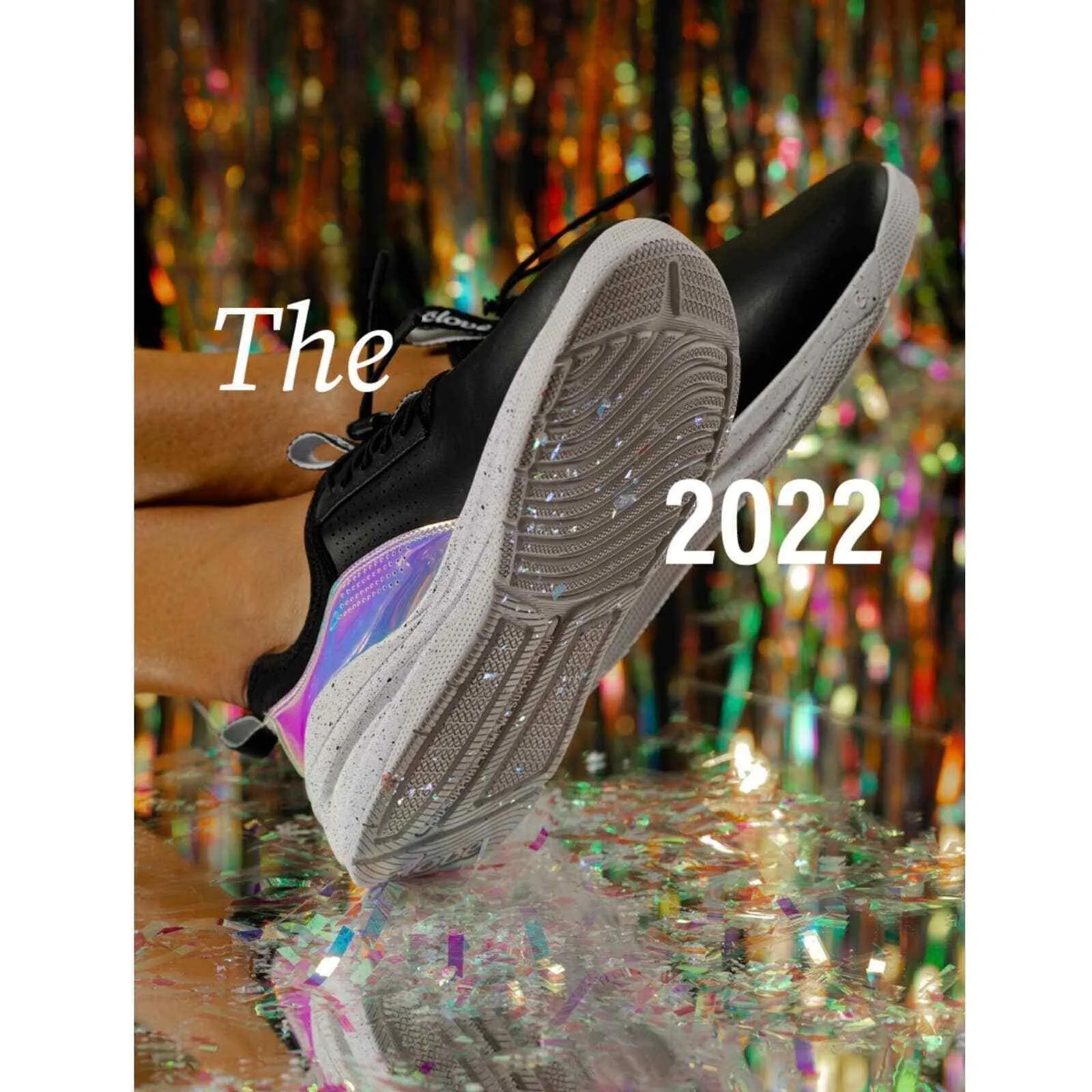 Clove Classic Shoes Sneakers Healthcare Nursing Black Holographic Limited Ed 9