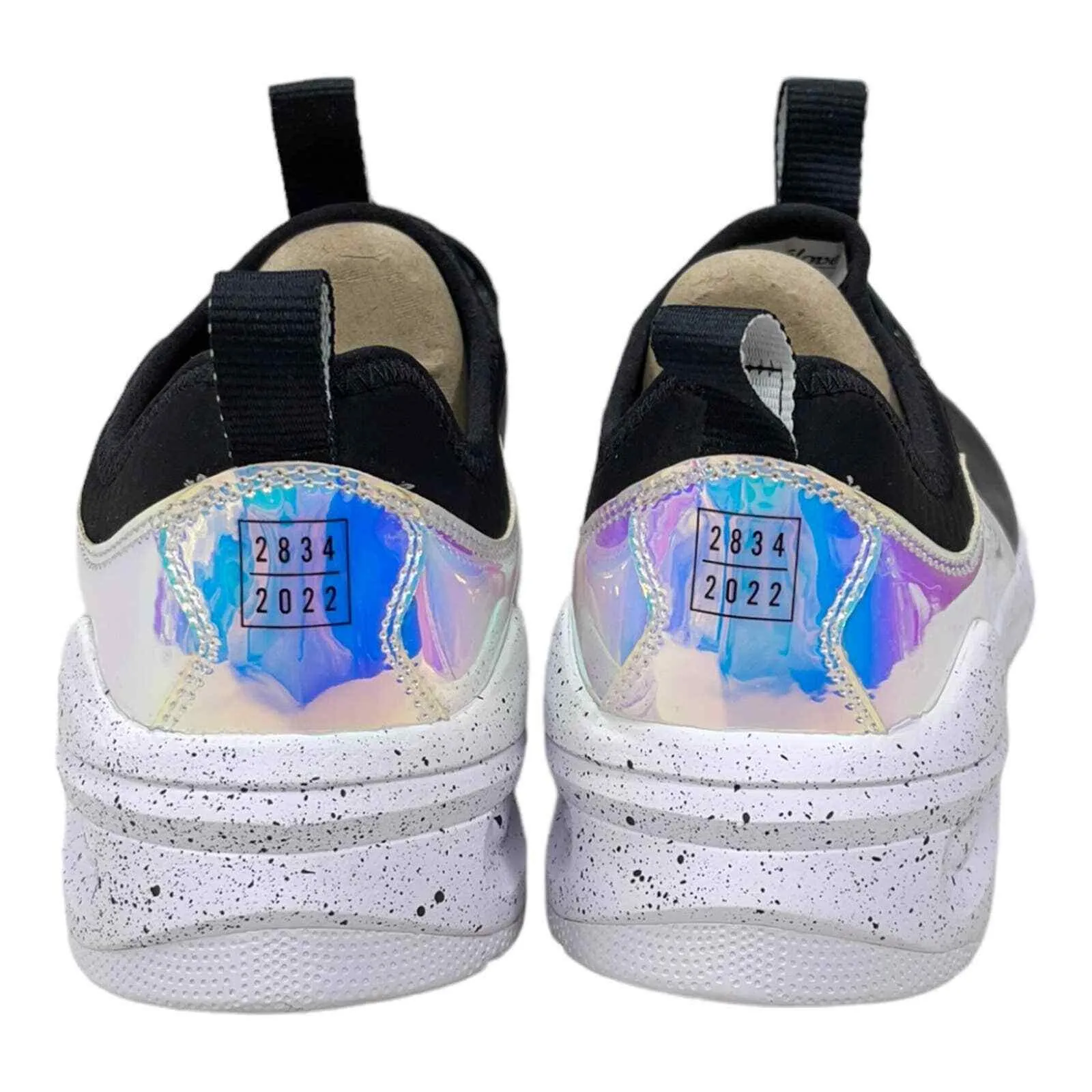 Clove Classic Shoes Sneakers Healthcare Nursing Black Holographic Limited Ed 9