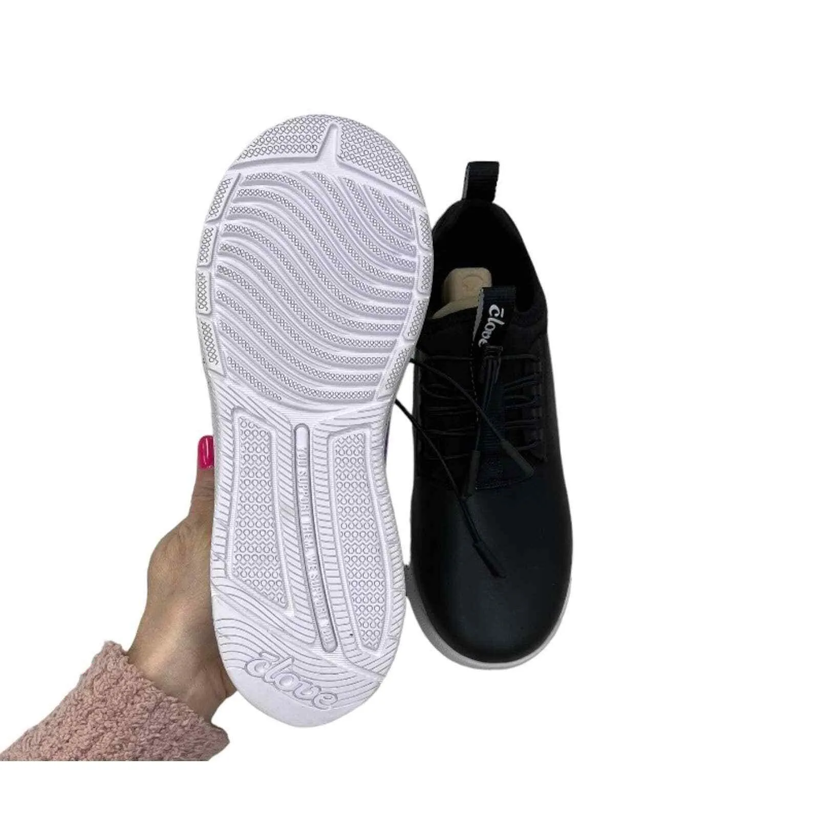 Clove Classic Shoes Sneakers Healthcare Nursing Black Holographic Limited Ed 9