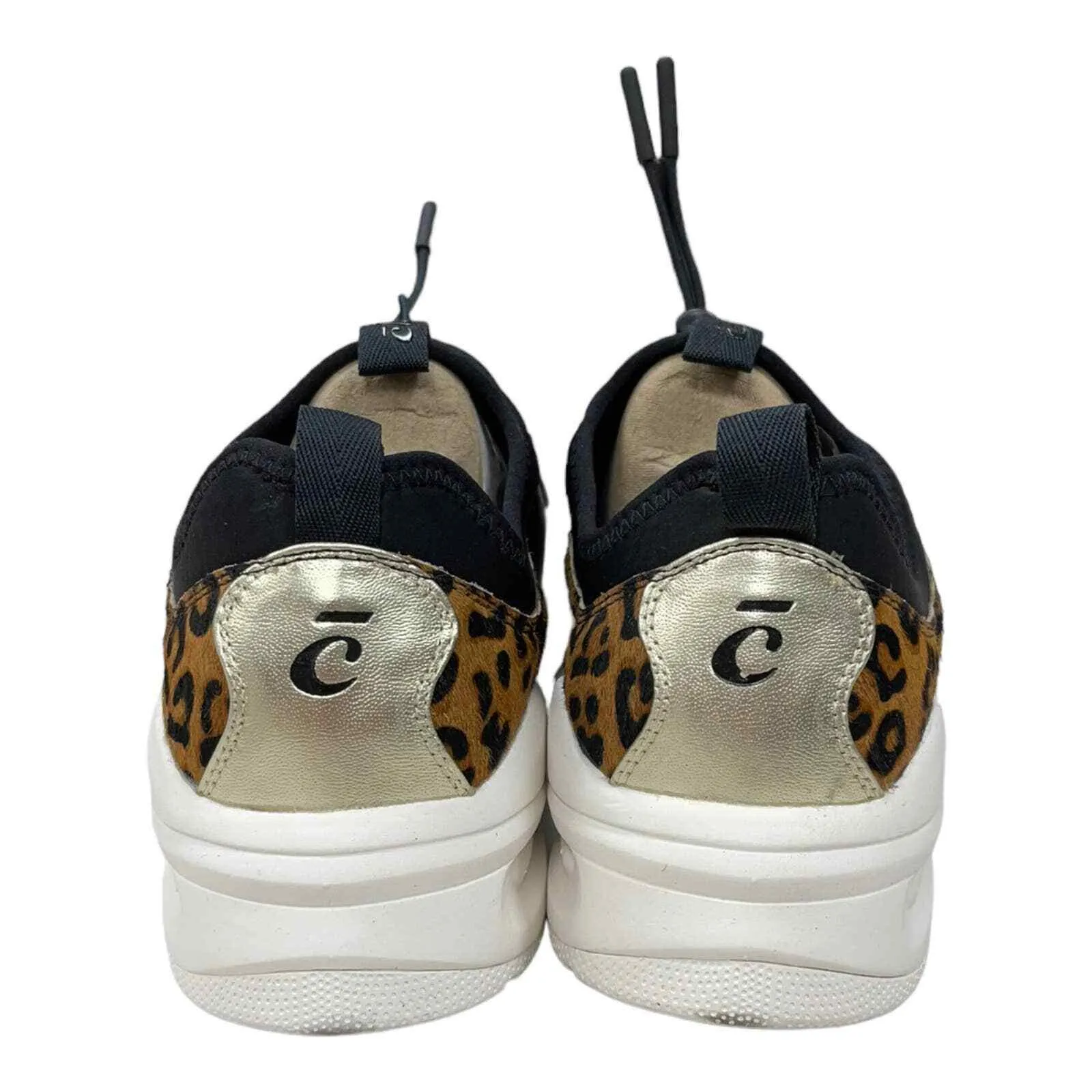 Clove Classic Shoes Sneakers Healthcare Nursing Black Leopard Size 6 New