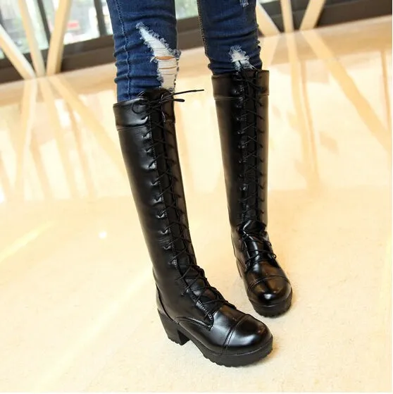 Cosplay black boots YC20468