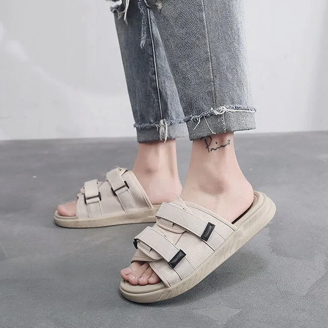 Cuzcare Orthopedic Memory Foam Sandals Velcro Comfy Casual Slides