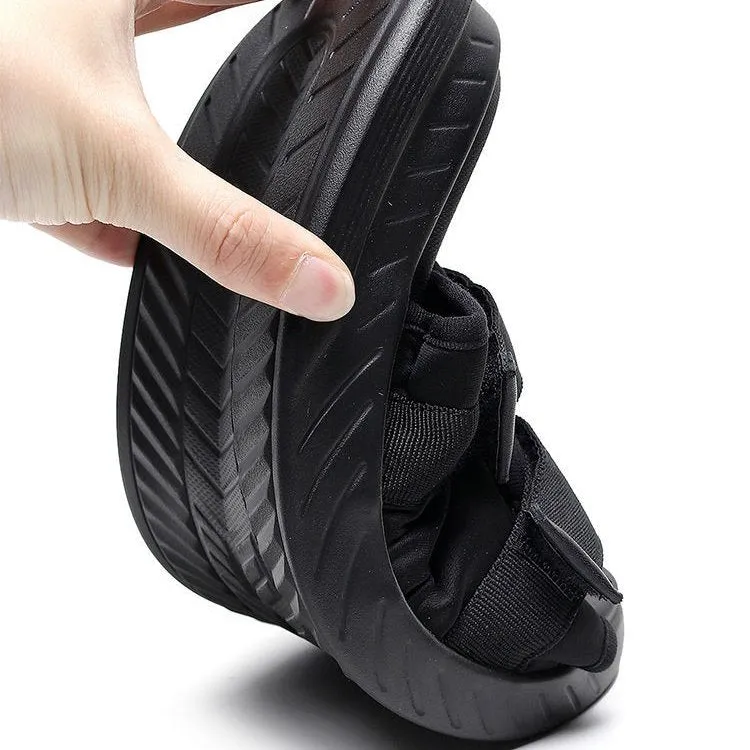 Cuzcare Orthopedic Memory Foam Sandals Velcro Comfy Casual Slides