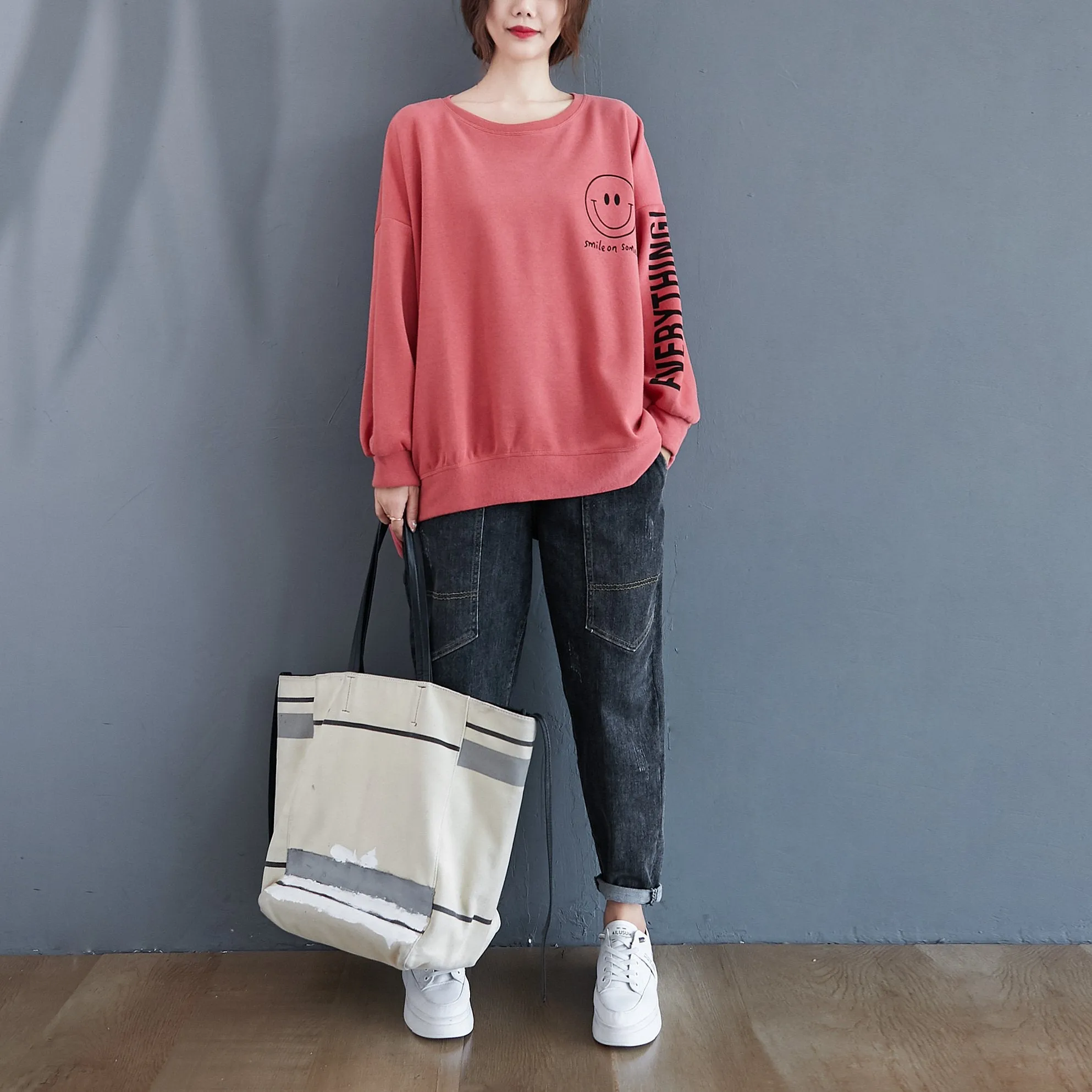 ellazhu Long Sleeve Sweatshirt GA2063
