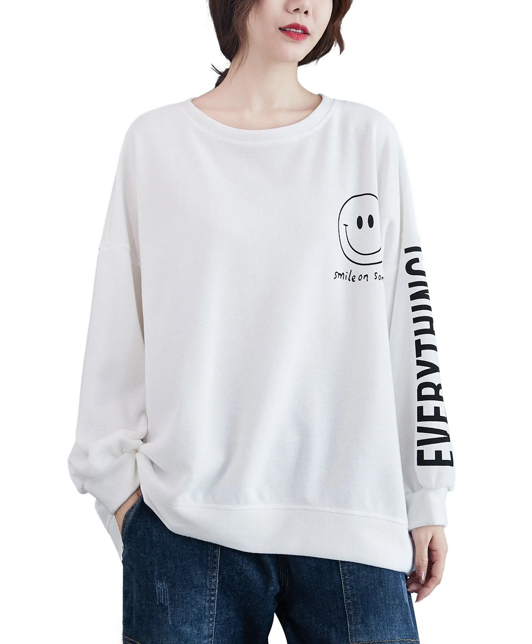 ellazhu Long Sleeve Sweatshirt GA2063