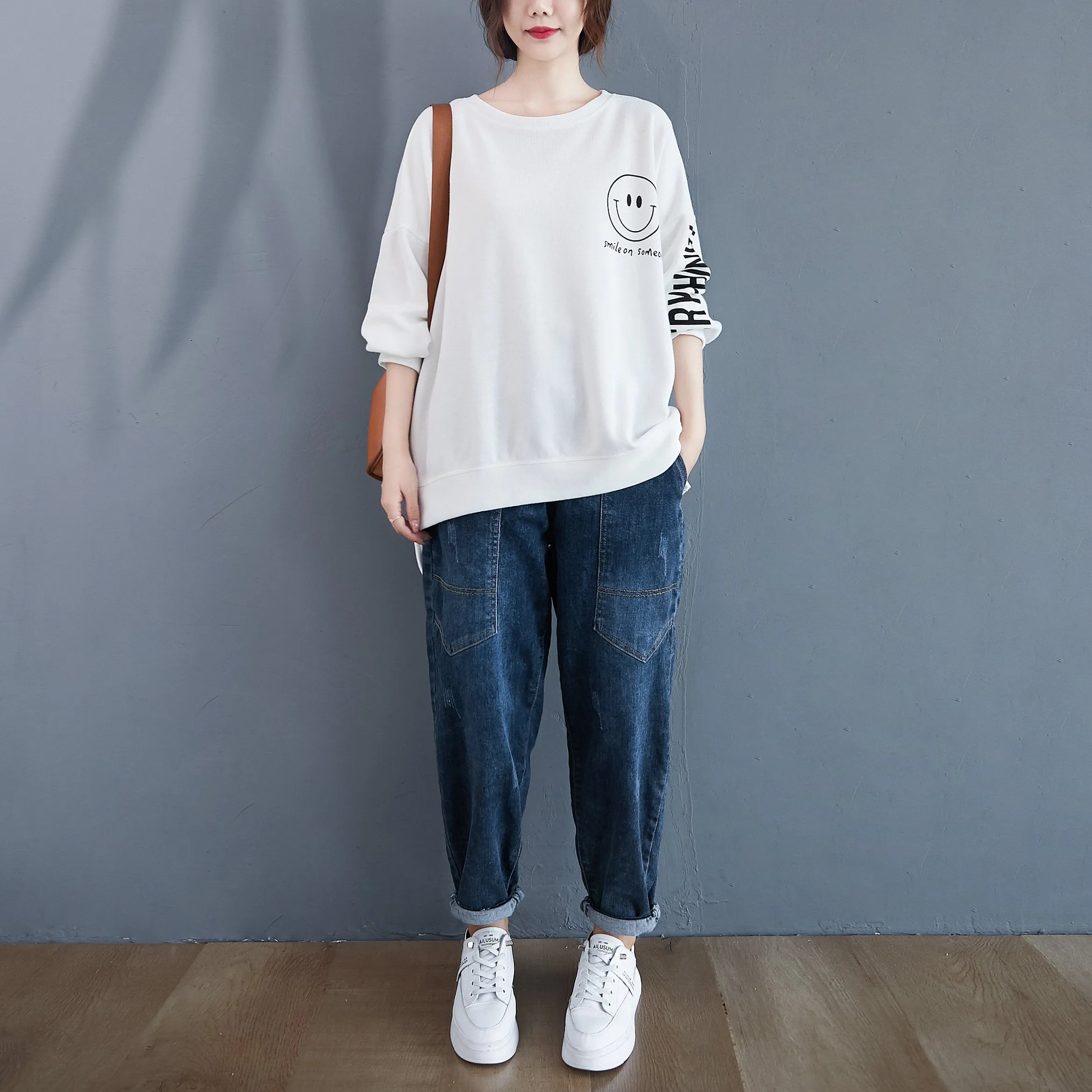 ellazhu Long Sleeve Sweatshirt GA2063