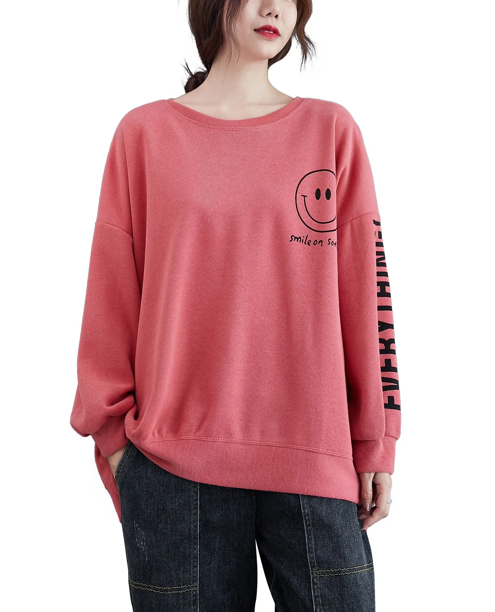 ellazhu Long Sleeve Sweatshirt GA2063
