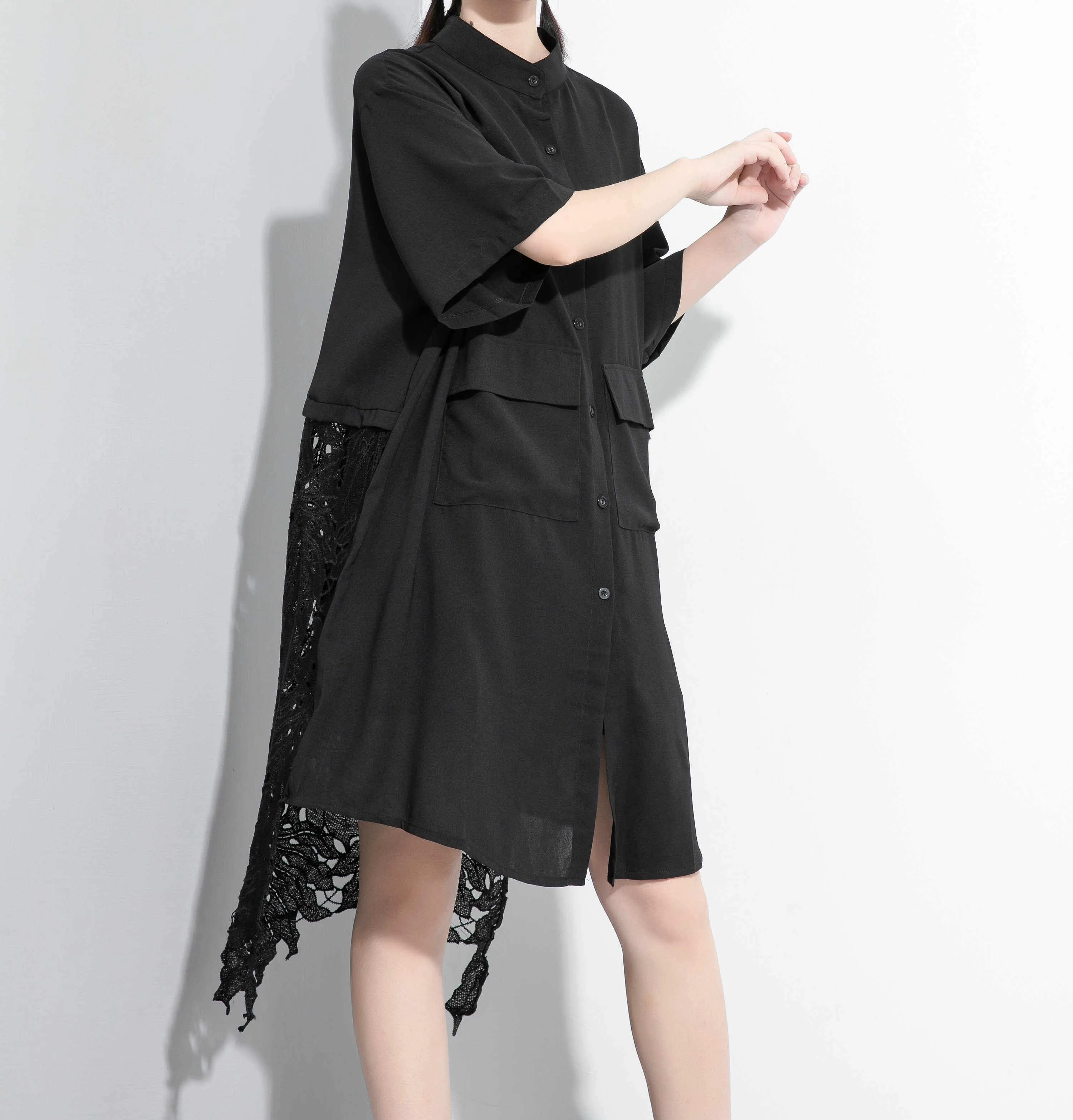 ellazhu Loose Short Tshirt Dress GY2387