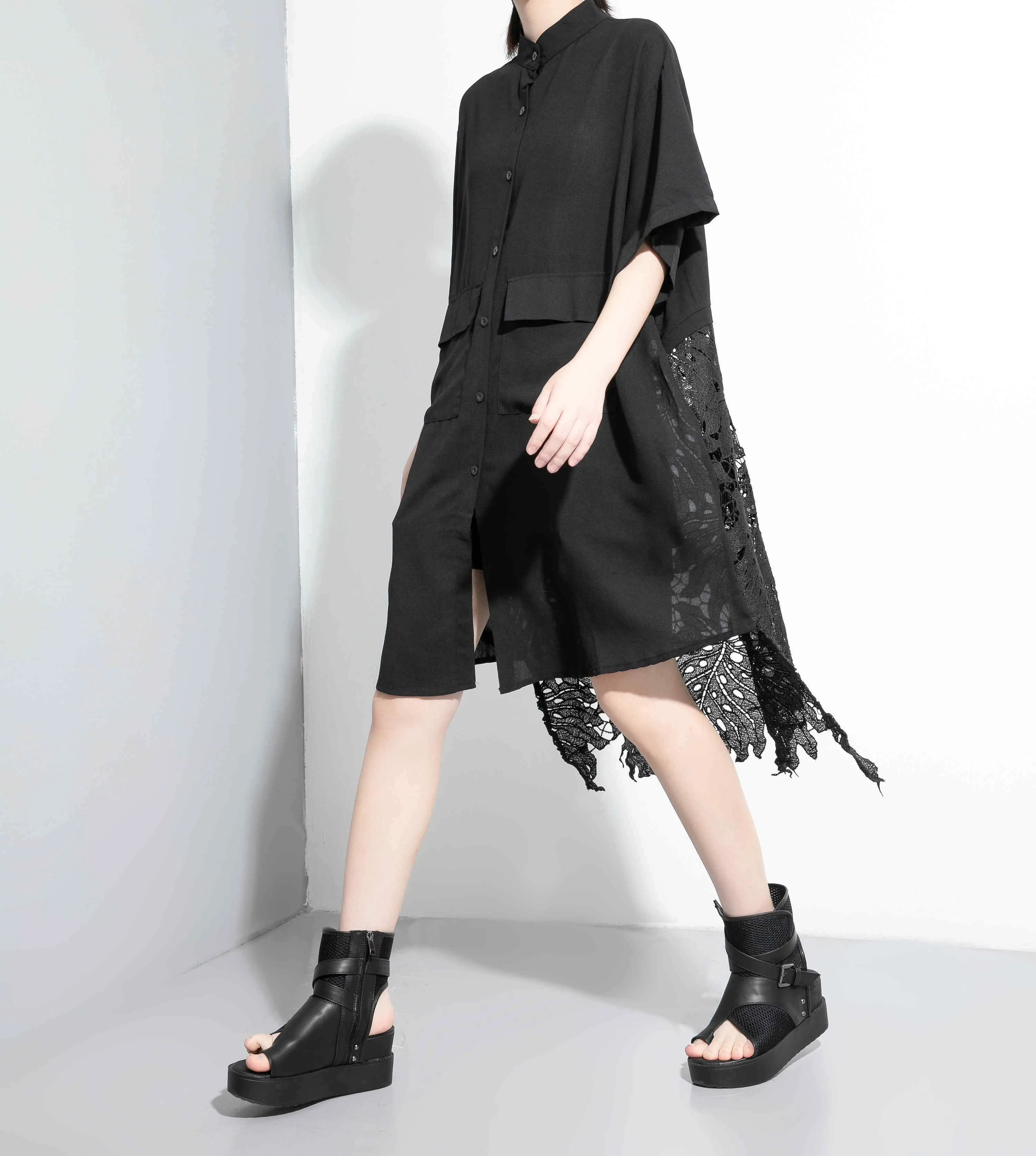 ellazhu Loose Short Tshirt Dress GY2387