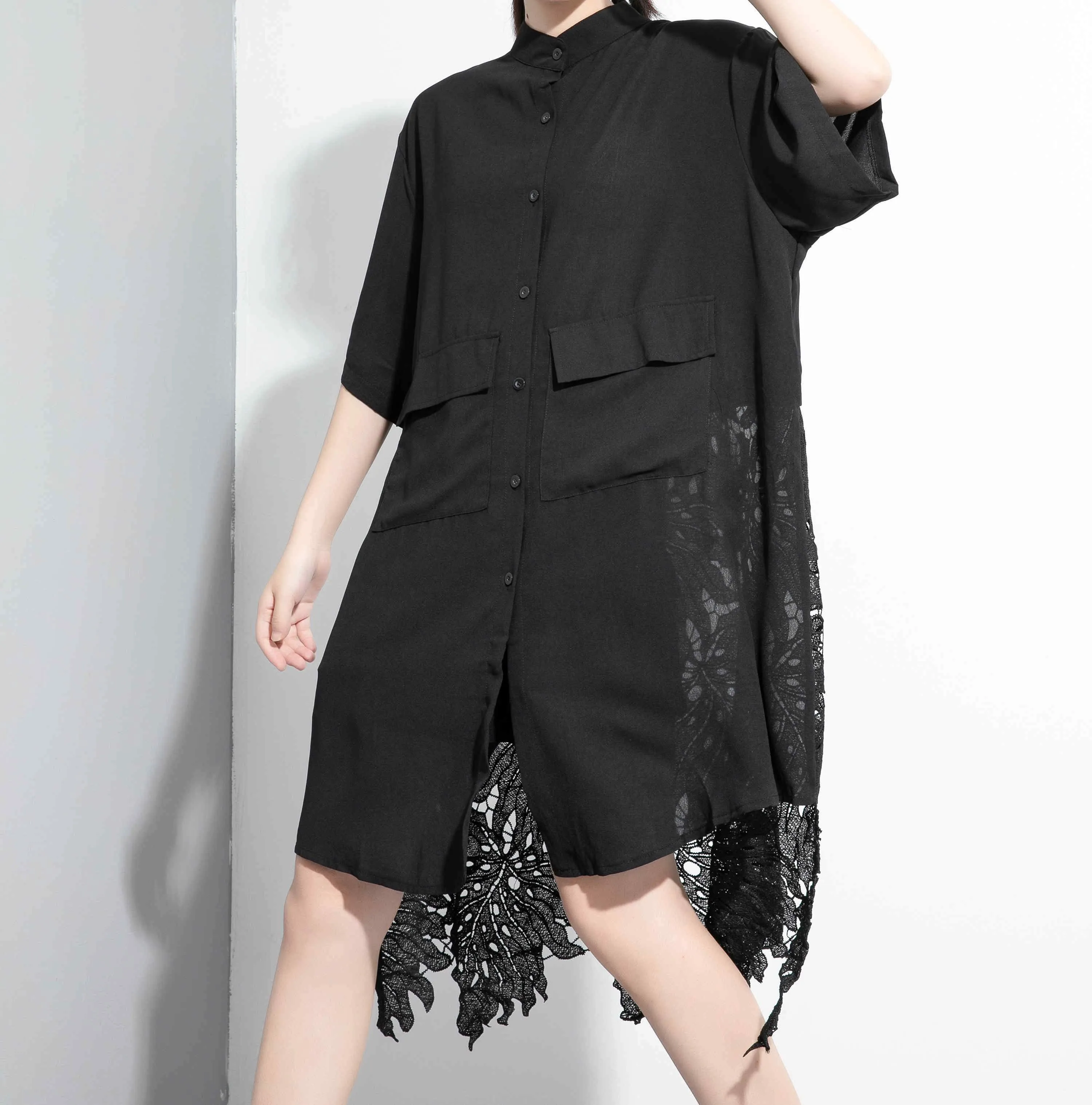 ellazhu Loose Short Tshirt Dress GY2387