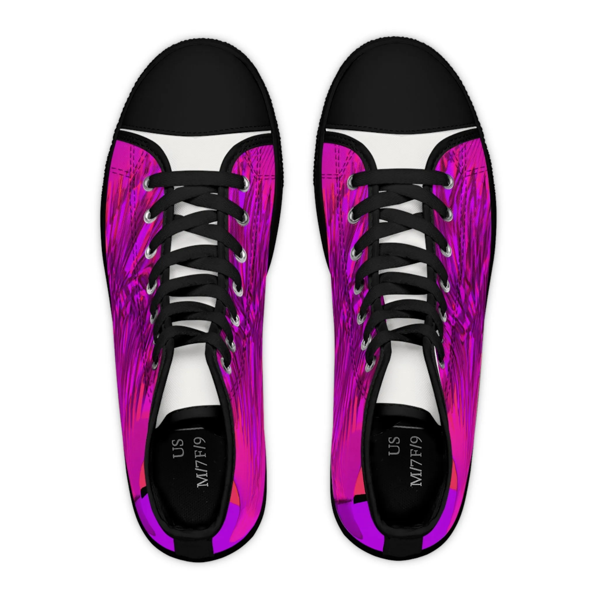 Fashionista Foxtrot. - high top