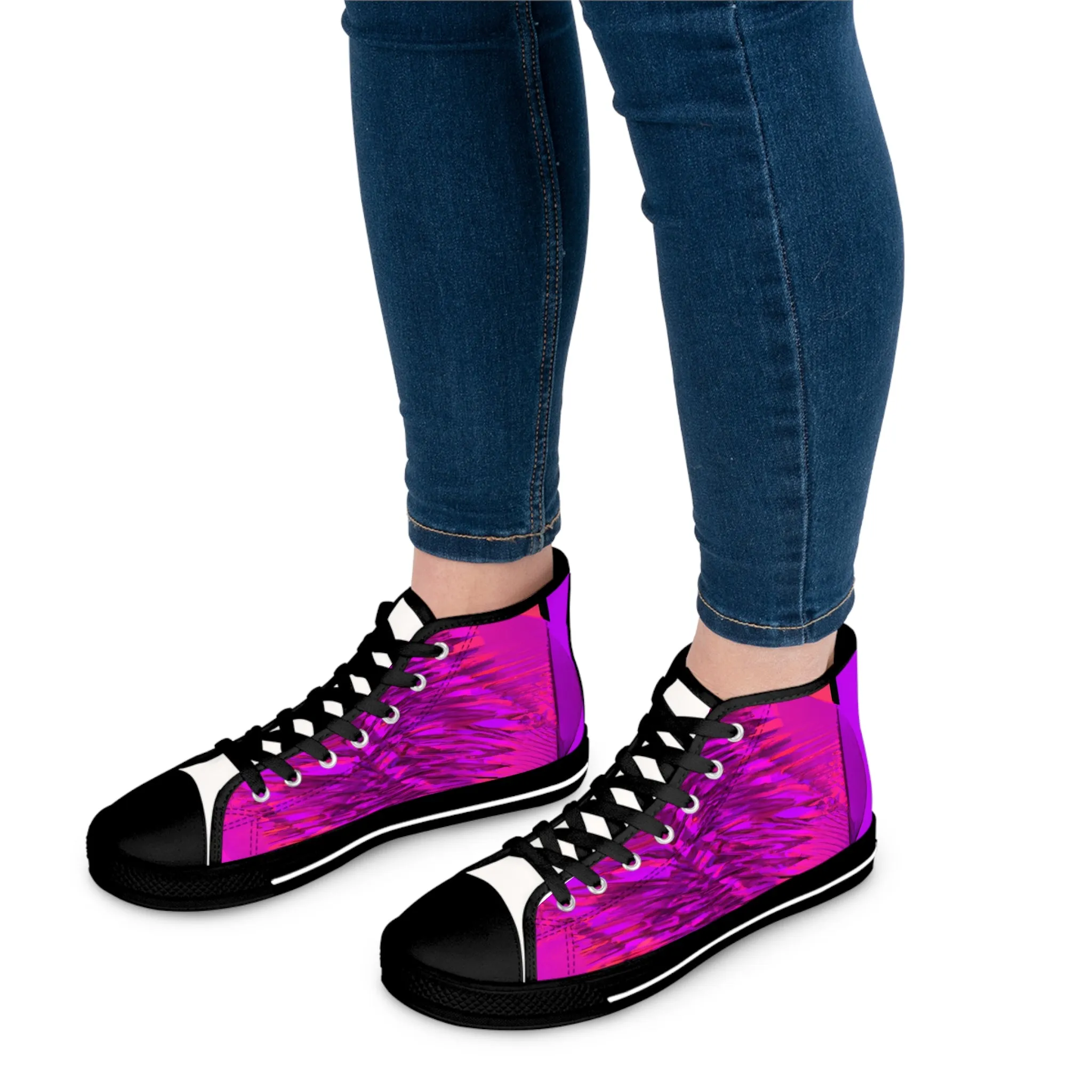 Fashionista Foxtrot. - high top