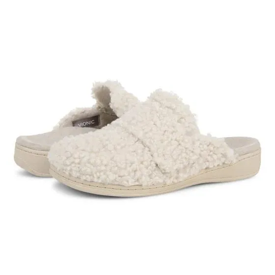 Gemma II Terry Cloth Slipper in Cream