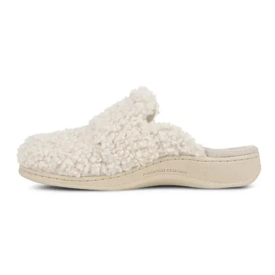 Gemma II Terry Cloth Slipper in Cream
