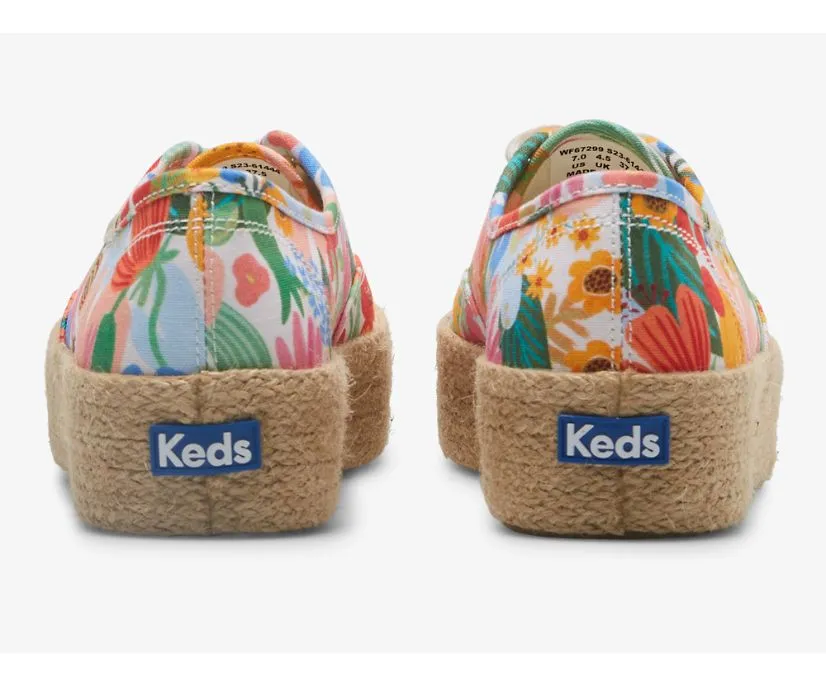 Keds x Rifle Paper Co. The Platform Jute Sicily*