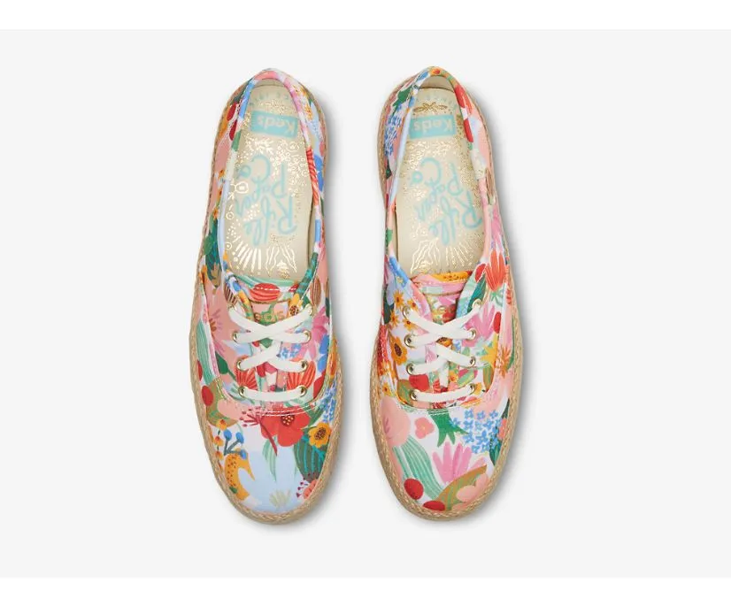 Keds x Rifle Paper Co. The Platform Jute Sicily*