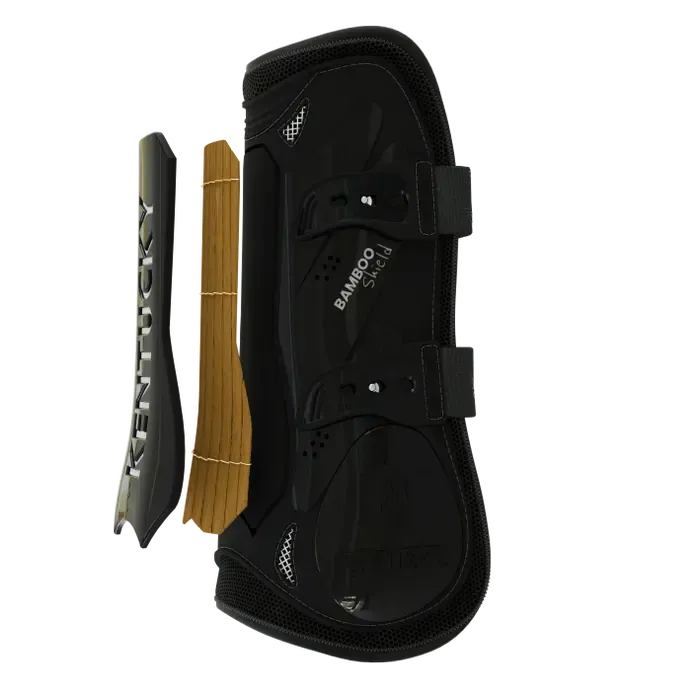Kentucky Bamboo Shield Tendon Boots Elastic Black