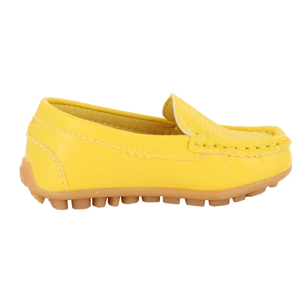 Kid Girl Slip On Flat Soft Boy PU Loafers