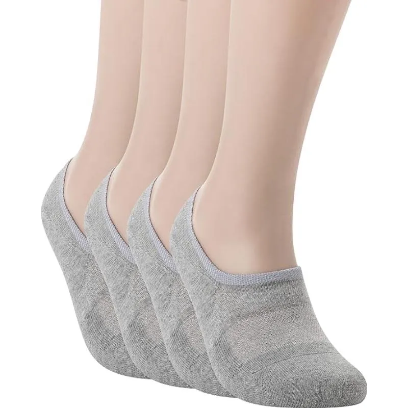 Multi Pack No Show Solid Colored Low Cut Socks For Women