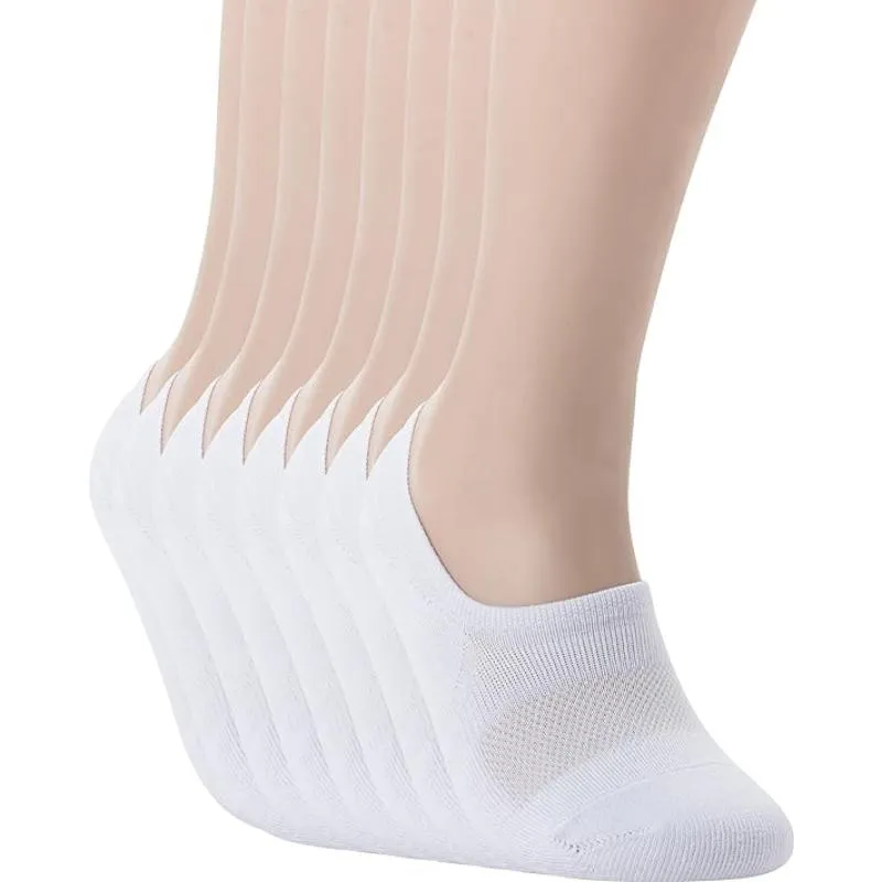 Multi Pack No Show Solid Colored Low Cut Socks For Women