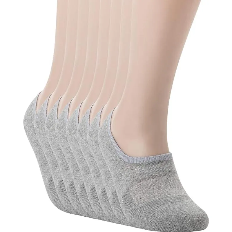 Multi Pack No Show Solid Colored Low Cut Socks For Women
