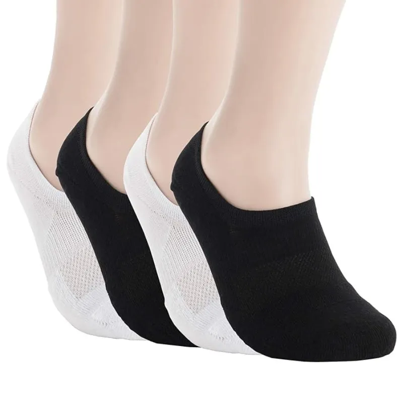 Multi Pack No Show Solid Colored Low Cut Socks For Women