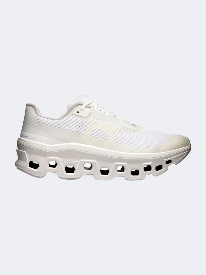 On Cloudmonster Void Women Running Sneakers White