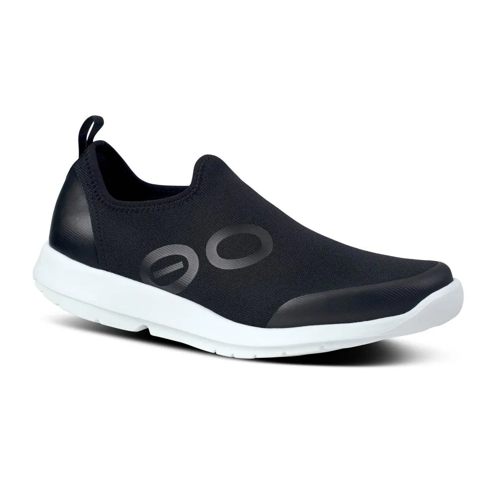 OOFOS Women's OOmg Sport Low - White & Black