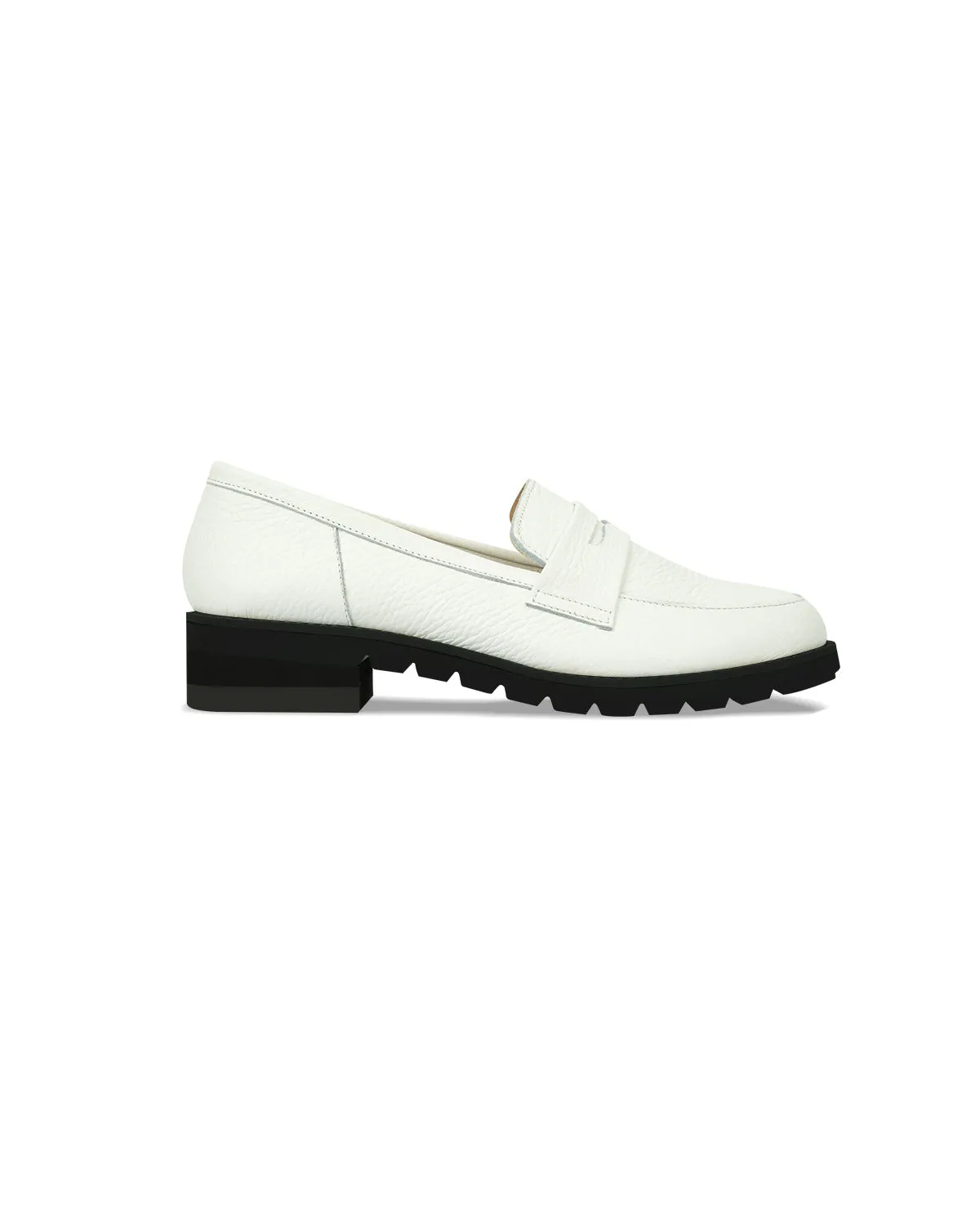 Penny Loafers - Blanc White