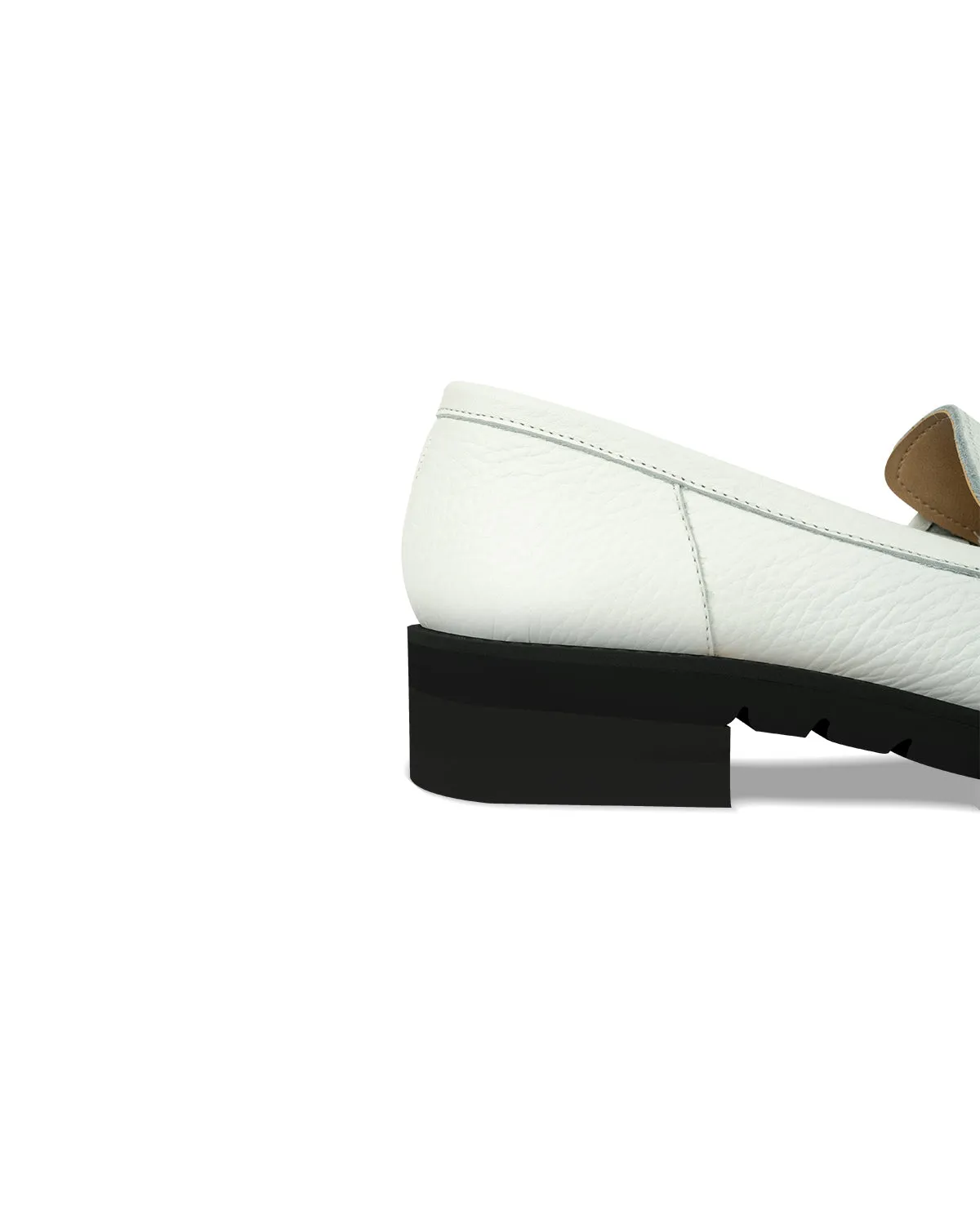 Penny Loafers - Blanc White