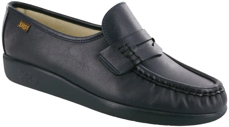 SAS Classic Slip On Loafer - Navy