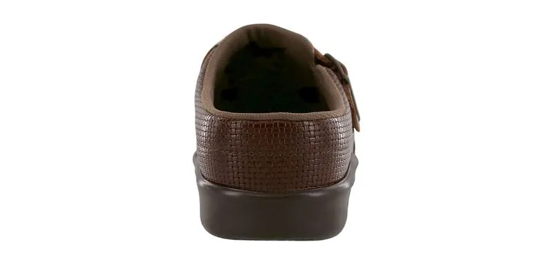 SAS Clog Slip On Loafer - Woven Brown