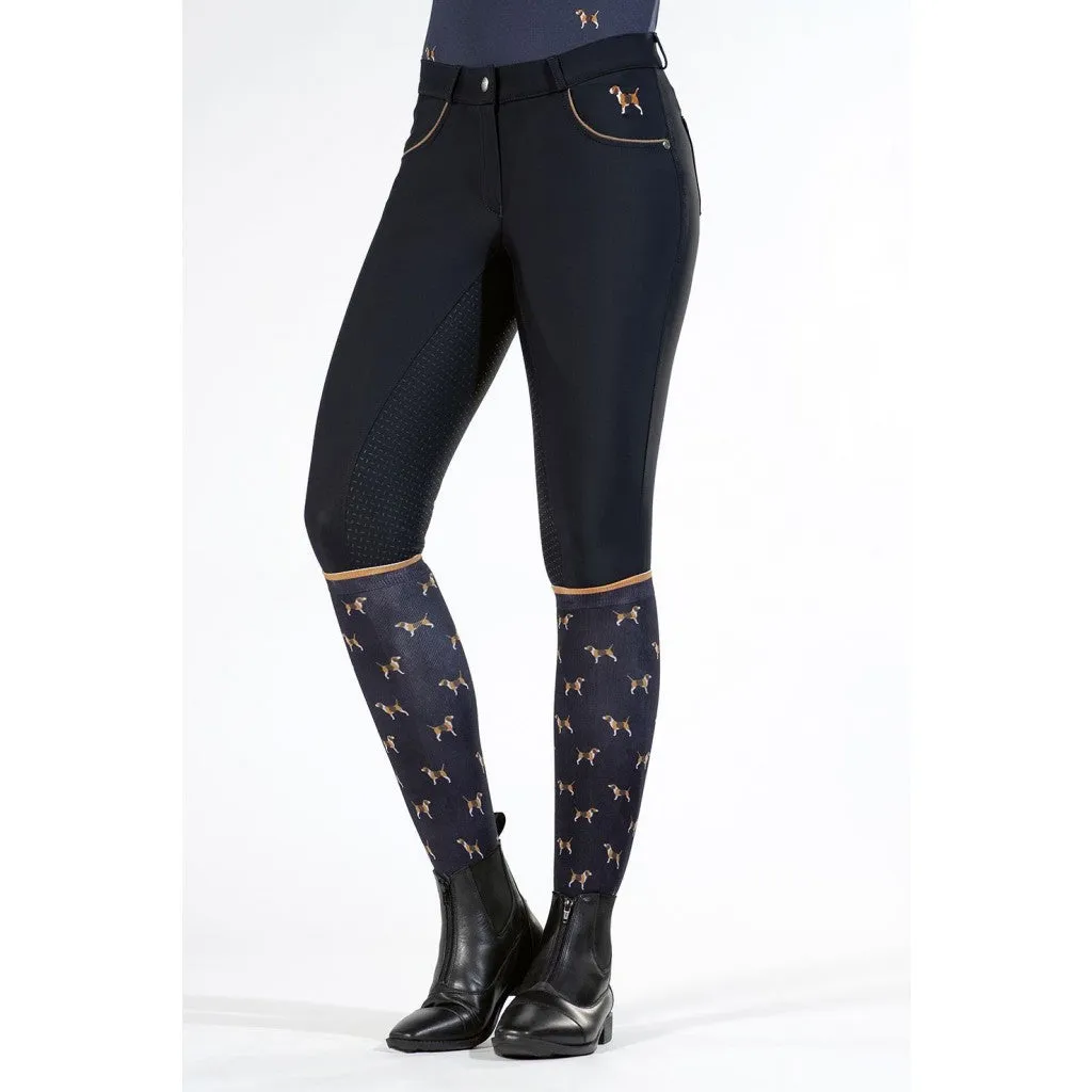 Women´s Riding Breeches Beagle with Full Silicone Seat